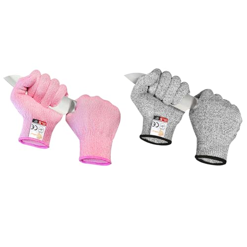 Evridwear Cut Resistant Gloves Food Grade Level 5 Kitchen Safety Protection