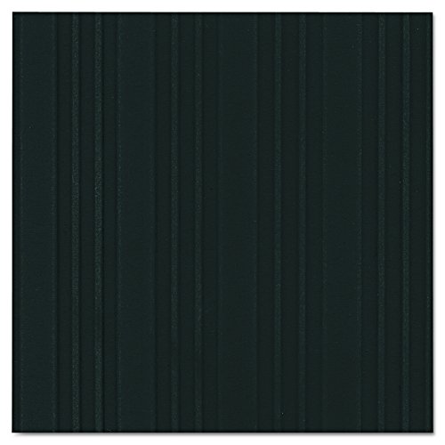 Crown FL3660BK Ribbed Vinyl Anti-Fatigue Mat, 36 x 60, Black