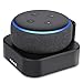 Rechargeable Battery Base for Echo Dot (3rd Gen) - 7000mAh Portable Charger by Wasserstein (Black)