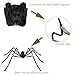 ONTY JAPARA 150cm Halloween Giant Spider,Halloween Scary Yard Outdoor Decor, Large Spider Prop,Halloween Haunted House Party Decorations Supplie