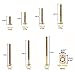 Baby Bed Crib Screws Assortment Hardware Replacement Kit, M6 x20mm/ M6 x30mm/ M6x40mm/ 50mm/ 60mm/ 70mm/ 80mm Hex Drive Socket Cap Screws Barrel Nuts for Beds Headboards Chairs Furniture