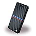 BMW iPhone 8 Plus & iPhone 7 Plus Case - by CG Mobile - Black/Stripe Hard Cell Phone Case PU Carbon Fiber| Easily Accessible Ports | Officially Licensed.