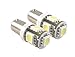 EZ Motoring 2pcs BA9 BA9s 5-SMD 12V Light LED bulbs 64113 1895 57 - White