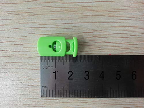 image for DYZD Multi-Colour Plastic Cord Lock End Spring Stop Toggle Stoppers He