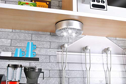 KRUZZEL Kinderküche aus Holz Zubehör Kochgeschirr mit Licht 9150, Farbe:Hellbraun – Bild 4