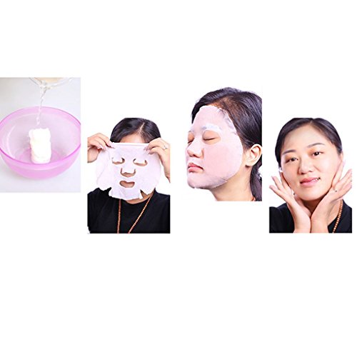 image for Topker 100pcs Silk DIY Water-saving Facial Paper Compressed Masque Dis
