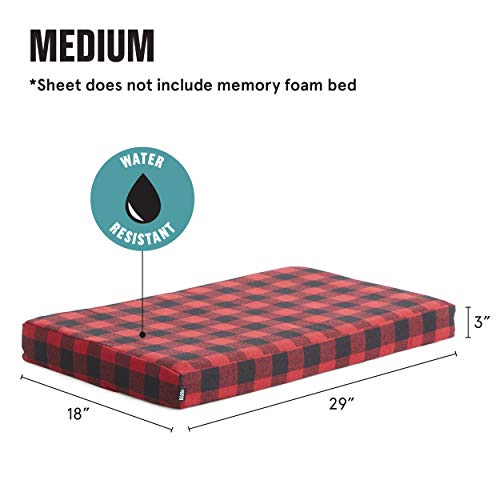 Barkbox Replacement Cover for Memory Foam Dog Bed Washable and Water