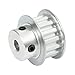 uxcell Aluminum XL 15 Teeth 6.35mm Bore Timing Belt Idler Pulley Flange Synchronous Wheel for 10mm Belt 3D Printer CNC