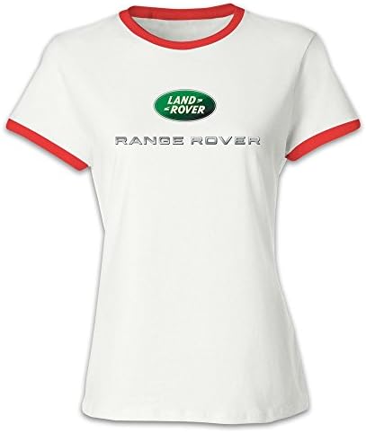 Range Rover Logo Women's Baseball Tee Shirt Red