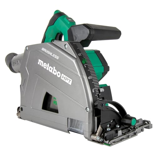 Metabo HPT 36V MultiVolt 6-1/2" Cordless Track Saw Kit, Adjustable Bevel -1 to 46°, Over 2-1/2" Cutting Depth, Lightweight Design, Includes 4.0Ah Metabo Battery and Rapid Charger, C3606DPA