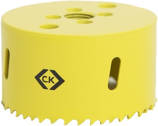 C.K 424022 67mm Hole Saw, Black,Yellow, 67 mm - 2.5/8"