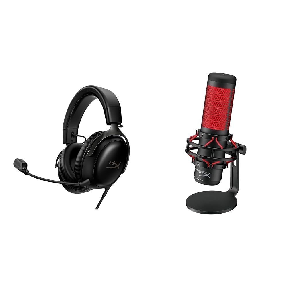 Hyperx Cloud Hyperx Quadcast Usb Condenser Microphone