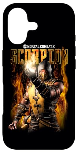 Mortal Kombat X Scorpion Flames Case for iPhone 17