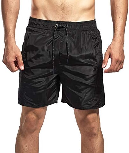 Satankud Mens Swim Trunks Quick Dry Boardshorts Beach Shorts with Lining