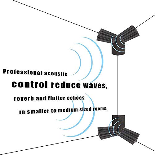 GARLIC PRESS12 Stück Akustikschaumstoff Schallschutz Schaum Matte Akkustik Platten Noppenschaumstoff Breitbandabsorber… – Bild 7