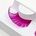 AnHua® New Sexy Fun Ladies Styles Handmade Reusable Long Thick Fancy Party Feather False Eyelashes Makeup Eye Lashes (Purple)