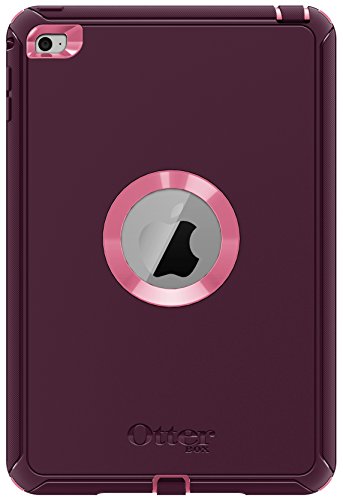 OtterBox DEFENDER SERIES Case for iPad Mini 4 (ONLY) - Frustration Free Packaging - VERY BERRY (HIBISCUS PINK/DAMSON PURPLE)