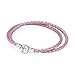 Pandora Braided Pink Leather Bracelet 590705CMPD1