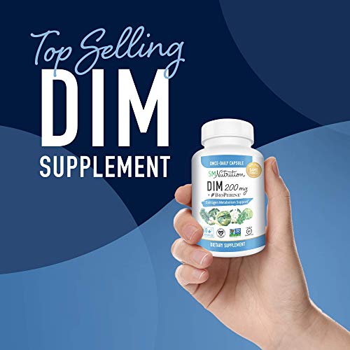DIM Supplement 200 mg Estrogen Balance for Women & Men Hormone