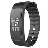 Fitness Tracker,I3 HR Big Screen Waterproof GPS Activity Tracker Smart band Work With Heart Rate Monitor Multi-Sports Modes Pedometer Sleep Monitor Calories Burned Support iPhone 8.0 Android Phone