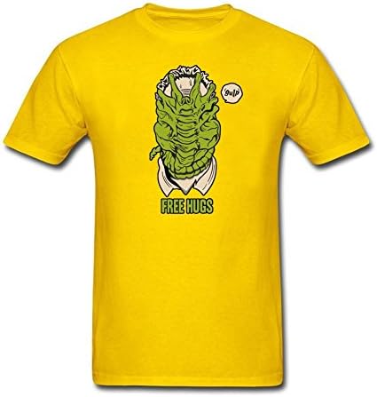 LANKIYA Shirts Alien Facehugger Free Hugs Men Funny T-Shirt