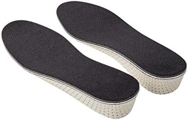 Breathable Memory Foam Height Increase Insole Invisible Increased Heel Lifting Inserts Shoe Lifts Shoe Pads Elevator Insoles for Men Women (1 inch / 2.5CM)