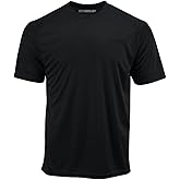 DRIEQUIP Men's Big & Tall Short Sleeve Moisture Wicking Athletic T-Shirts XS-6XL and Tall Sizes