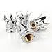 MM-Sports-USA Bicycle [Qty: 1] Set of 4 Crown Shaped Tire Air Valve Stemthumb 1