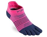 Injinji Women's Run Lightweight No-Show Toe Socks, Navy, X-Small/Small