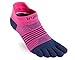 Injinji Women's Run Lightweight No-Show Toe Socks, Navy, Medium/Large