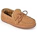 Boston Traveler Mens Faux Suede Mocassin Slippers