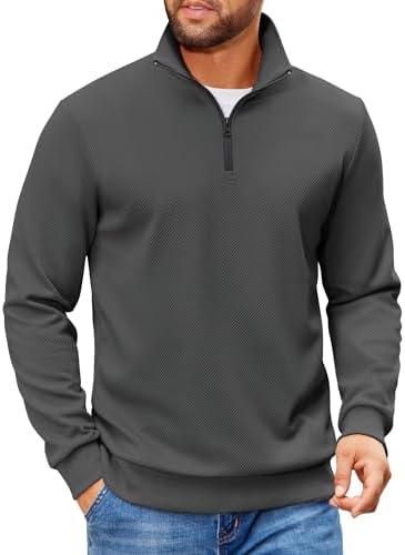 Mercer+Mettle Unisex Stretch Quarter Zip Pullover | Mock Neck