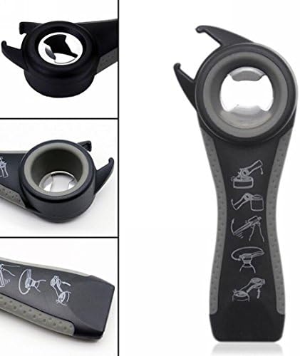 Rambly Home Kitchen Multifunction 5 in 1 Bottles Jars Cans Manual Opener Tool Gadget