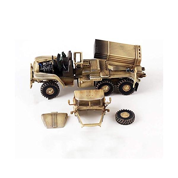 XHH Panzermodell Militärisches Panzermodell, BM-21 Hagelraketenwerfer im Maßstab 1:72 Russland-Legierungsmodell… – Bild 5