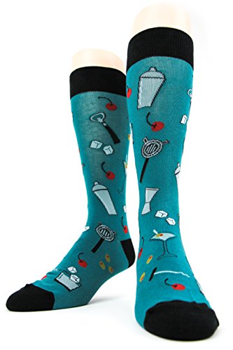 Foot Traffic, Men's Beverage-Themed Socks, Bar Tools (Shoe Sizes 7-12) - Thumbnail 3