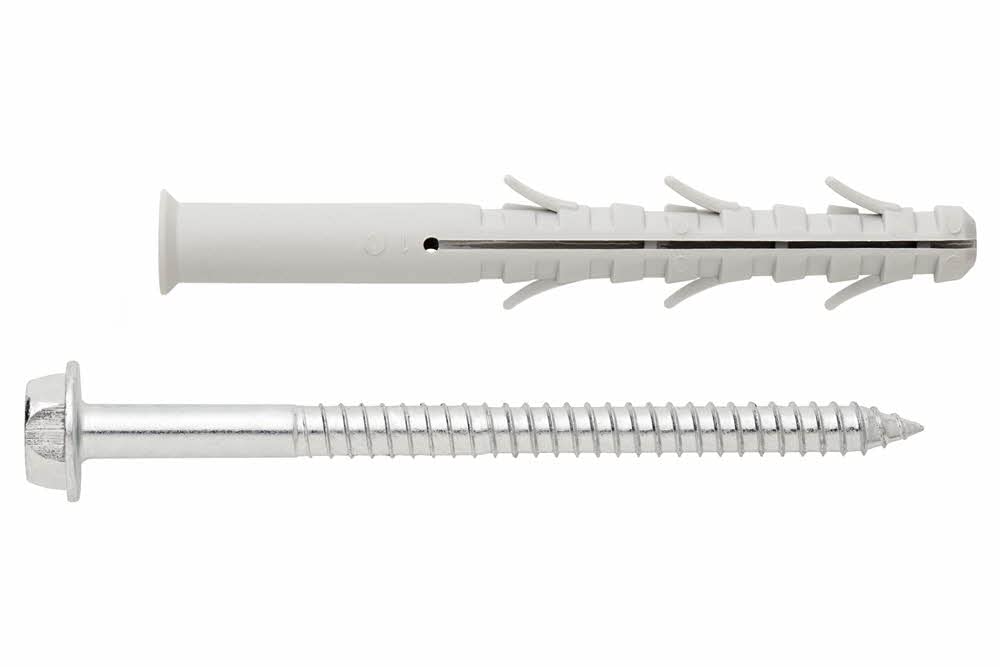 Index tc6e08080 – Six Wings + Nylon Dowel Screw Screw Wood Hex Head 8 x 080