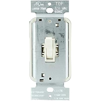 Legrand - Pass & Seymour T603LAV 3 Way Dimmer Switch, Toggle 600-watt