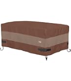 Duck Covers Elite Abdeckung Für Sitzhocker/Beistelltisch – Quadratisch 132x76x46 Cm, Cappuccino