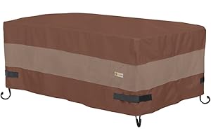 Duck Covers Ultimate Waterproof 56 Inch Rectangular Fire Pit Cover, Outdoor Firepit Cover