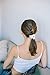 Kitsch Pro Satin Scrunchies, Hair Scrunchies for Frizz Prevention, Satin Hair Ties for Breakage Prevention and Gentle Style Preservation, 5 Pack, Ivory