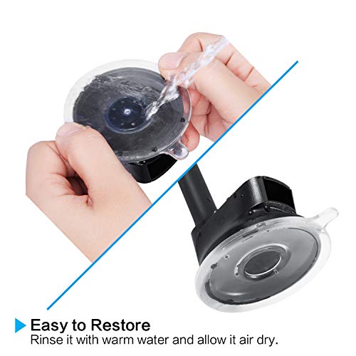 GPS Suction Cup Mount for Garmin [5 Inch Gooseneck Arm], Replacement GPS Dash Dashboard Windshield Window Car Holder for Garmin Nuvi Dezl Drive Drivesmart Zumo Driveassist DriveLuxe StreetPilot RV - Thumbnail 5