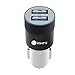 Car Charger, IMKEY® 2.1A Dual USB Port Rapid Car Charger Adapter for Apple iPhone, iPad, Samsung, Google Nexus 7, HTC, LG, And More - (Black)