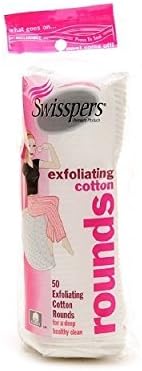Swisspers Exfoliating Cotton Rounds 50 ea