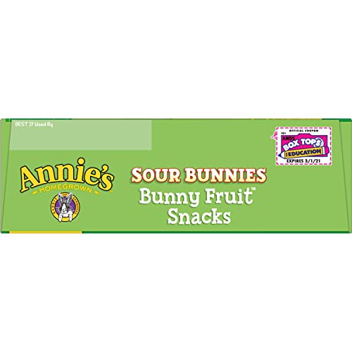 Annie's Sour Bunnies Bunny Fruit Snacks, 12 ct, 9.6 oz - Thumbnail 5