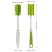 Bottle Brush Dishwashing Cleaning Brush Set, Long Handle Dish Cup Bottle Washing Scrubber for Cleaning Non-Stick Pot Pan Dish Bowl, Water Cups, Coffee Mugs