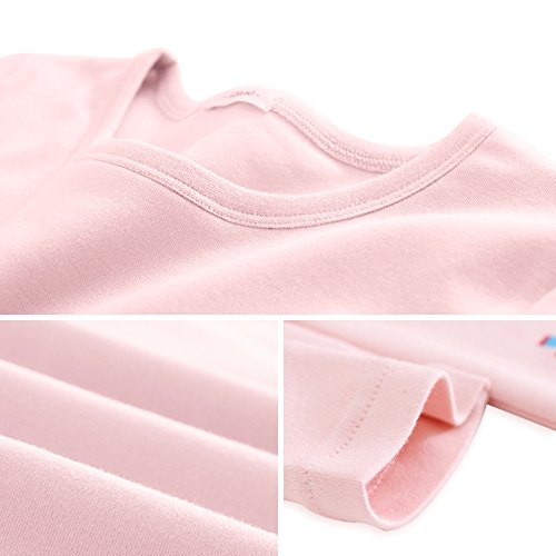 image for HOYMN Girls' Butterfly Nightgowns & Long Sleeve Sleep Shirts Cotton Ni