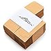 MESHA Gift Boxes 5x5x3.5'' Rustic Kraft Gift Boxes with Lids, 50 Pcs, Bridesmaid Proposal Box, Godmother, Groomsmen Proposal Box, Gift Boxes for Presents, Wedding, Birthday, Party Favor