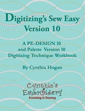 Digitizing's sew easy version 10 by cynthia hogan