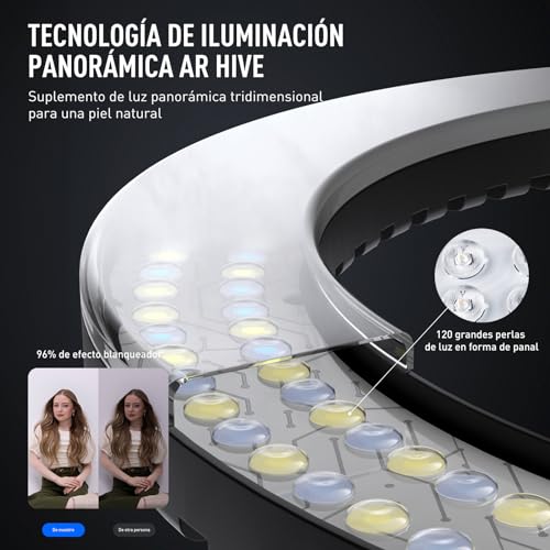 Professional Ring Light Ring with Tripod 18",Adjustable 45cm/3000-6500K Dimmable LED Ring Light with Microphone and Sound Card Holder,Photography for Hairdresser/Professional Camera/TikTok/Youtube