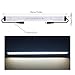 SUNWOW Motion Sensor LED Under Cabinet Lighting Kit - 4pcs Extendable Under Counter LED Light Bar for Gun Box, Locker, Closet, Shelf, Reception Desk, Kitchen, Show Case Lighting (White)